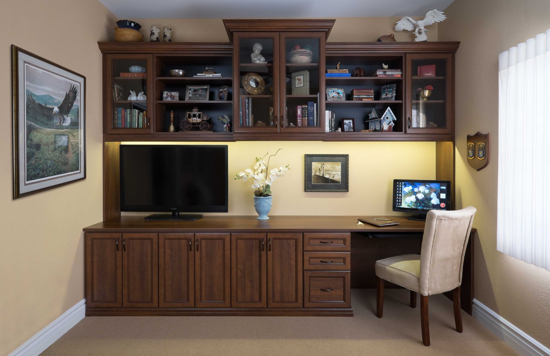 Home Office Cabinets Photo Gallery Demo